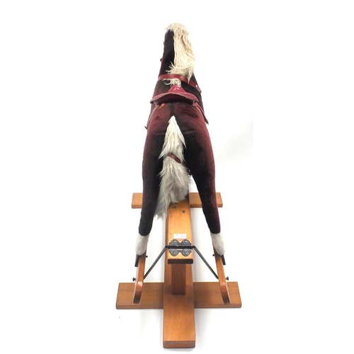 2062 - Large Pegasus rocking horse, 115cm high x 136cm in length