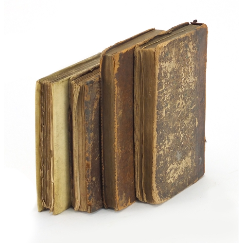 177 - Five 17th century and later hardback books comprising Pub Terentius A M Antonio Mureto Emendatus Lon... 