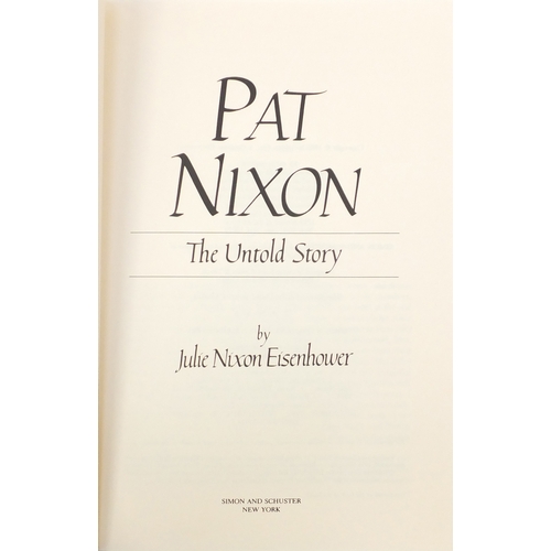 181 - American presidential interest hardback books, predominately signed and written by Richard Nixon, so... 