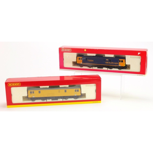 515 - Two Hornby OO gauge locomotives with boxes, Network Rail 73138 and GB Railfreight 73204