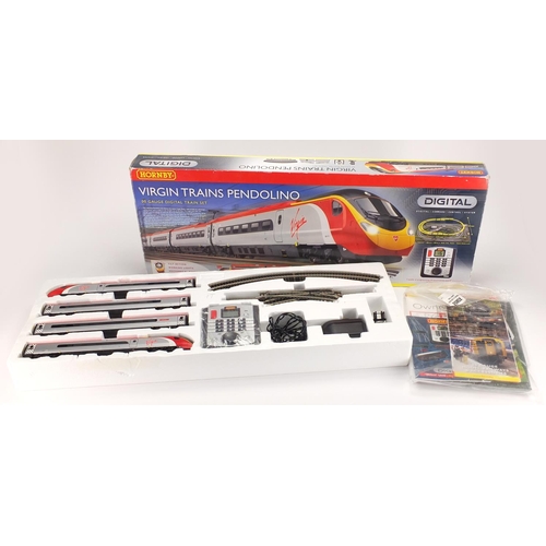 521 - Hornby Virgin Trains Pendolino Digital OO gauge train set, with box