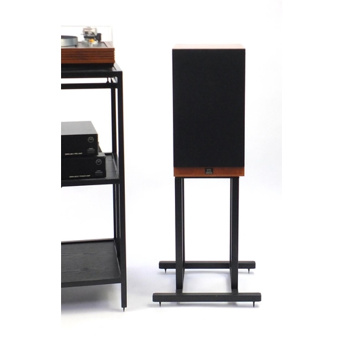 2031 - Linn audio equipment and a pair of Monitor audio speakers comprising a Linn LP12 transcription turn ... 