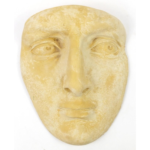 2020 - Stoneware face mask of Constantine the Great, 40cm high