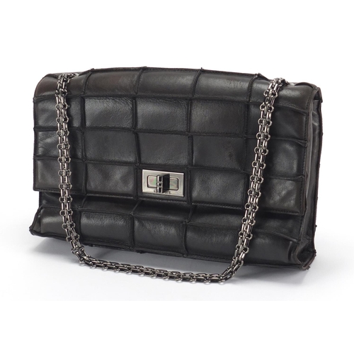 2040 - Chanel Patchwork classic reissue shoulder bag, serial number 5695222, with authenticity card and dus... 