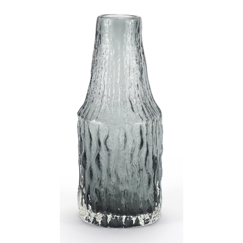 897 - Whitefriars pewter textured bottle vase, designed by Geoffrey Baxter, 20cm high