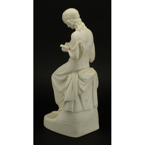 838 - Victorian Copeland Parian statue of a maiden impressed P Mac Dowell RA Ceramic and Crystal Palace Ar... 