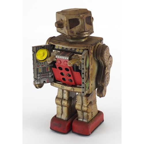 505 - Vintage Japanese tin plate robot, 29cm high