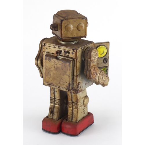 505 - Vintage Japanese tin plate robot, 29cm high