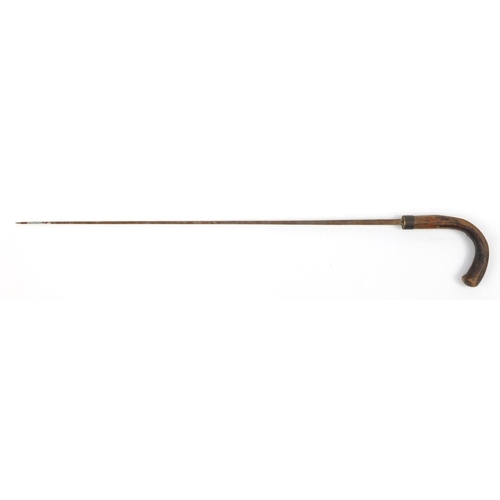 27 - Naturalistic swordstick by Molf of Birmingham, 92cm in length