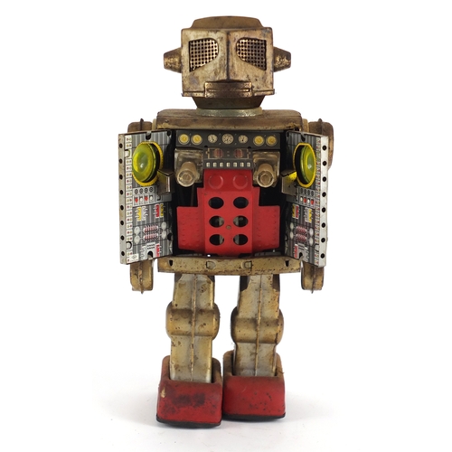 505 - Vintage Japanese tin plate robot, 29cm high