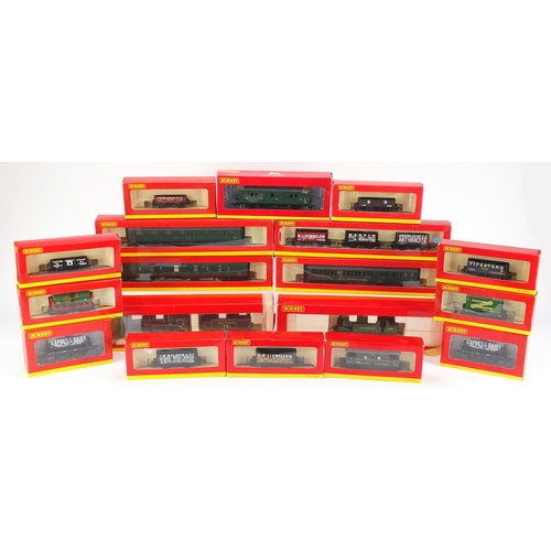 512 - Hornby OO Gauge model railway with boxes including R2723 class N15 locomotive, R2733 M7 class locomo... 