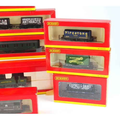 512 - Hornby OO Gauge model railway with boxes including R2723 class N15 locomotive, R2733 M7 class locomo... 