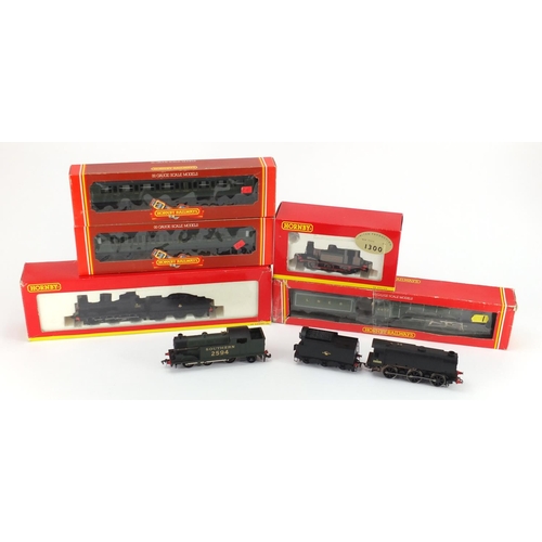 513 - Hornby OO Gauge model railway, most with boxes including R2799 Brighton locomotive, R2275A Dean Good... 