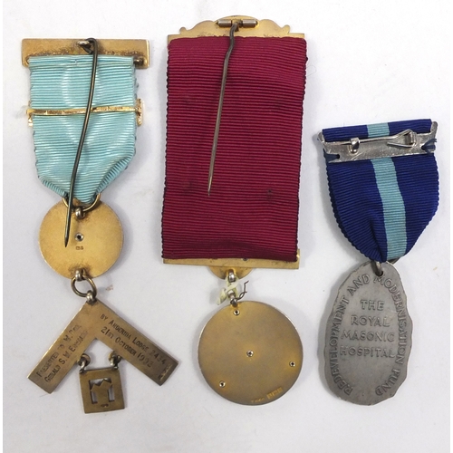 340 - Large collection of Masonic jewels and Regalia, relating to Frank Willis Naish including silver and ... 