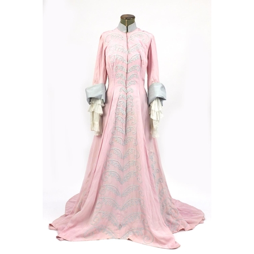 2254 - 19th century continental silk boudoir dress