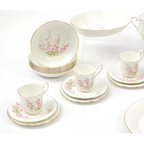 2268 - Royal Albert For All Seasons Parkland tea and dinnerware including teapot, dinner plates, platter, c... 