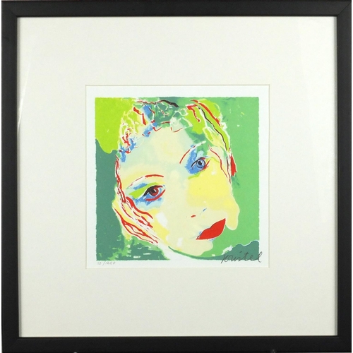 2332 - Sylvia Kristel - Two females, pair of pencil signed screen prints, limited edition 10/1250 and 502/1... 