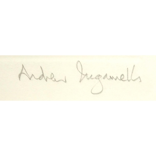 2295 - Andrew Ingamells - The Bank of England, pencil signed print, limited edition 172/600, mounted and fr... 