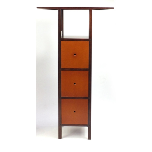 2067 - Pair of Charles Renni McIntosh design three door side cabinets, each 161cm high