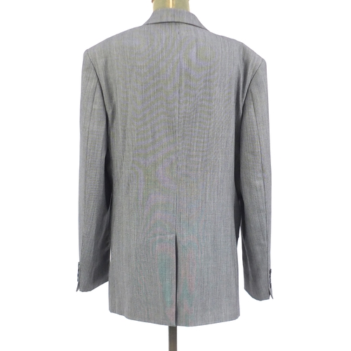 2253 - Alfred Dunhill silk lined evening jacket, with Vogue label, embroidered Alan Taylor 3358