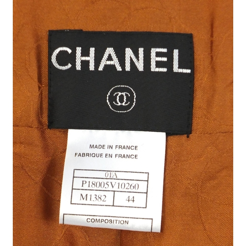 2251 - Chanel wool evening jacket with silk lining, size 44