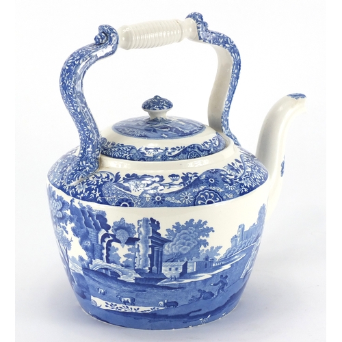 2348 - Large Copeland Spode Italian pattern teapot, 30.5cm high