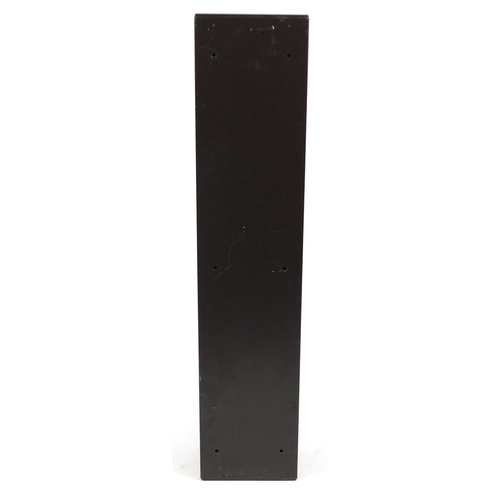 2145 - Metal floor standing gun safe/cabinet, 135cm high