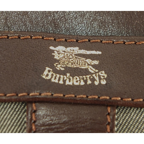 2249 - Three vintage handbags including Burberry and Valbrenta, the largest 29.5cm wide