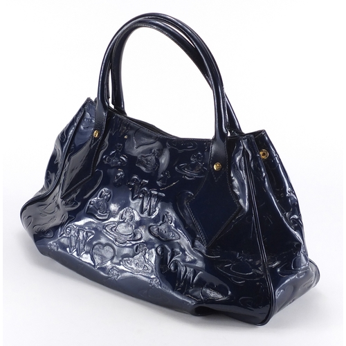 2247 - Vivienne Westwood bag with orb logo, 48cm wide