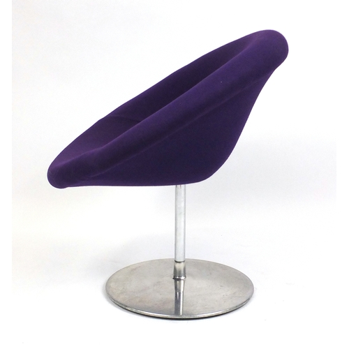 2012 - Artifort globe lounge chair designed by Pierre Paulin, label to the underside, 77cm high