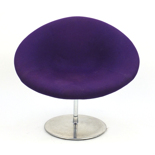 2011 - Artifort globe lounge chair designed by Pierre Paulin, label to the underside, 77cm high