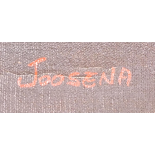 45 - Joosena - Still life objects, oil on canvas, framed, 51cm x 40cm