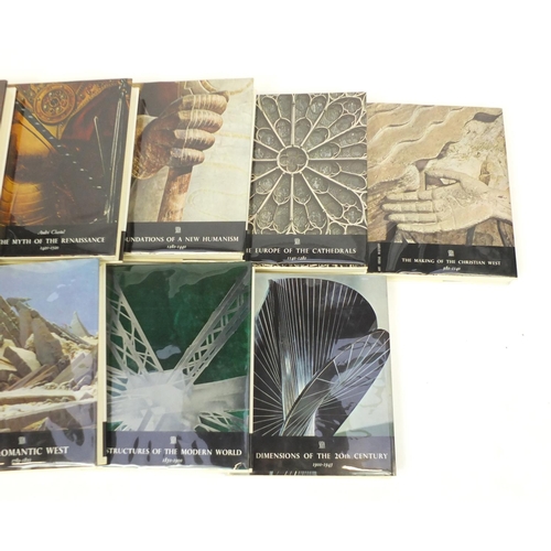 2319 - Skira art ideas history hardback books, ten volumes covering years 980-1945 including Nello Ponente ... 