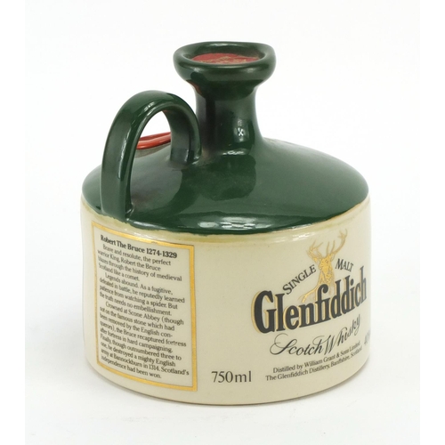 2052 - Glenfiddich Robert The Bruce Stoneware Decanter with contents