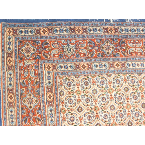 2003 - Rectangular Mahi design rug, 227cm x 147cm