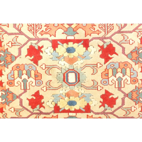 2006 - Rectangular Turkish rug having an all over floral design, 275cm x 198cm