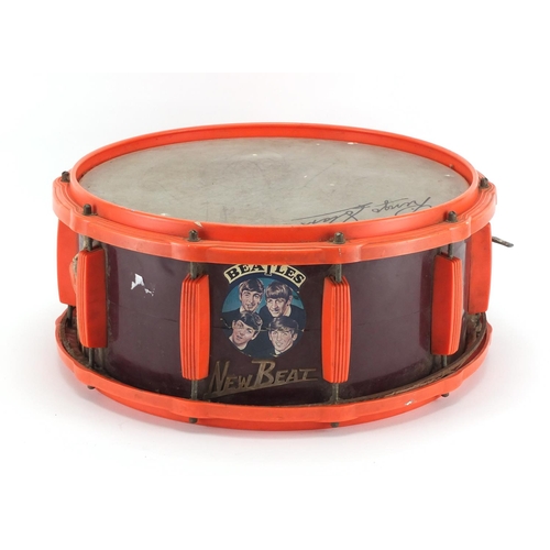 2082 - Ringo Starr New Beat Selcol drum, 36cm in diameter
