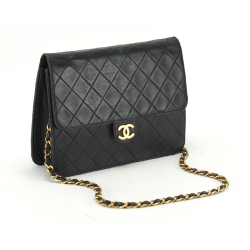 2425 - Vintage Chanel Timeless leather handbag, with dust bag, 22cm wide