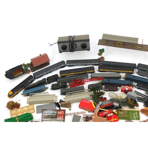 2236 - OO gauge model railway and accessories including Lima King George V Great Western locomotive with te... 