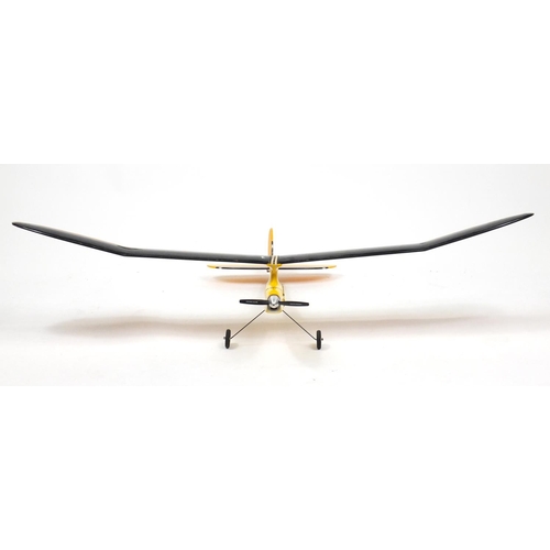 2411 - Two Large remote control aeroplanes, including New Timer, the largest 140cm wing span