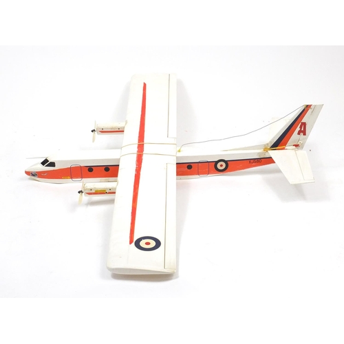2412 - Two large remote control aeroplanes, D-Efun and XJ580, the largest 145cm wing span