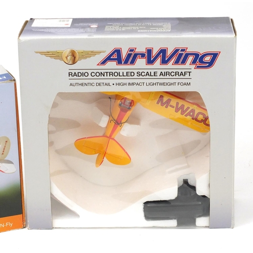 2418 - Two boxed remote control model aeroplanes, Airwing and UMX Space Walker