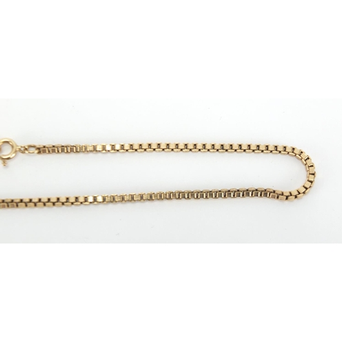 2611 - 9ct gold necklace, 36cm in length, approximate weight 14.3g