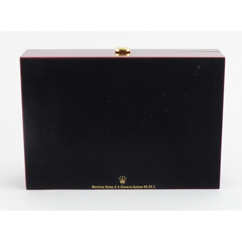 2114 - Rolex Cherry wood dealers watch display box