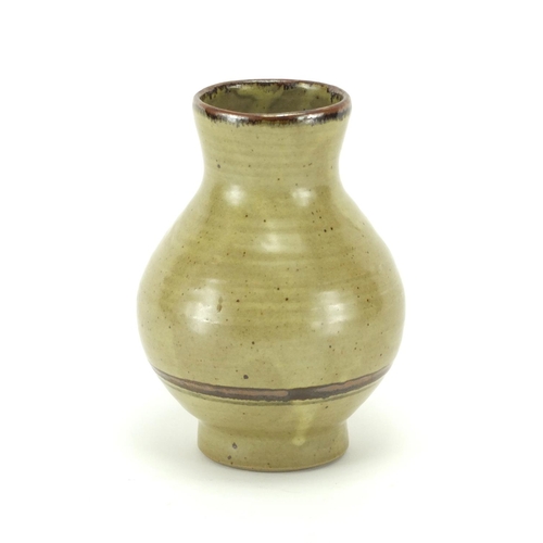 2288 - Lowerdown pottery Studio vase by David Leach, impressed marks to the base, 16cm high