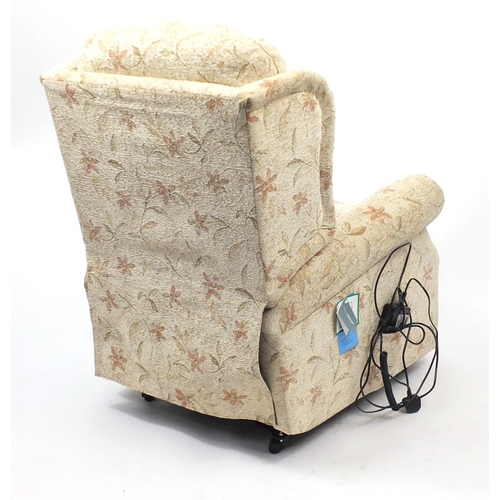 31 - Electric riser recliner armchair, retailed by David Salmon, 13/8/18