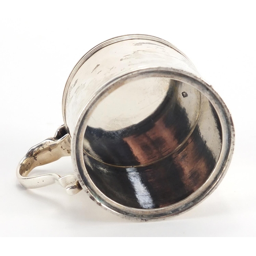 2496 - Georgian silver mustard with hinged lid, by Robert Hennell I & David Hennell II, London 1812, 6cm hi... 