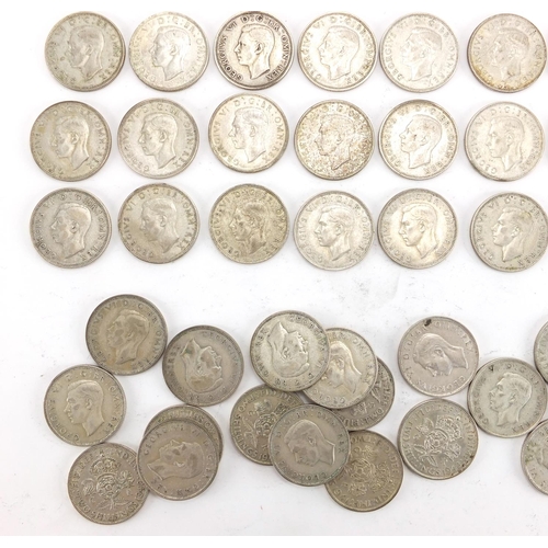 2587 - British pre decimal pre 1947 two shillings, approximate weight 540.0g