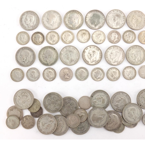 2588 - British pre decimal pre 1947 two shillings, approximate weight 545.0g
