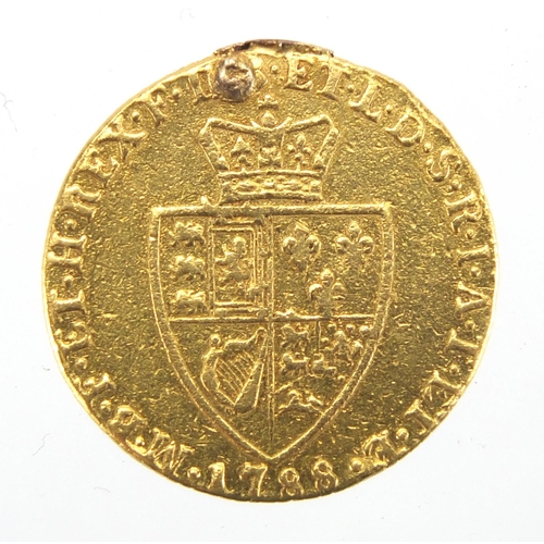 2592 - George III 1788 gold spade Guinea